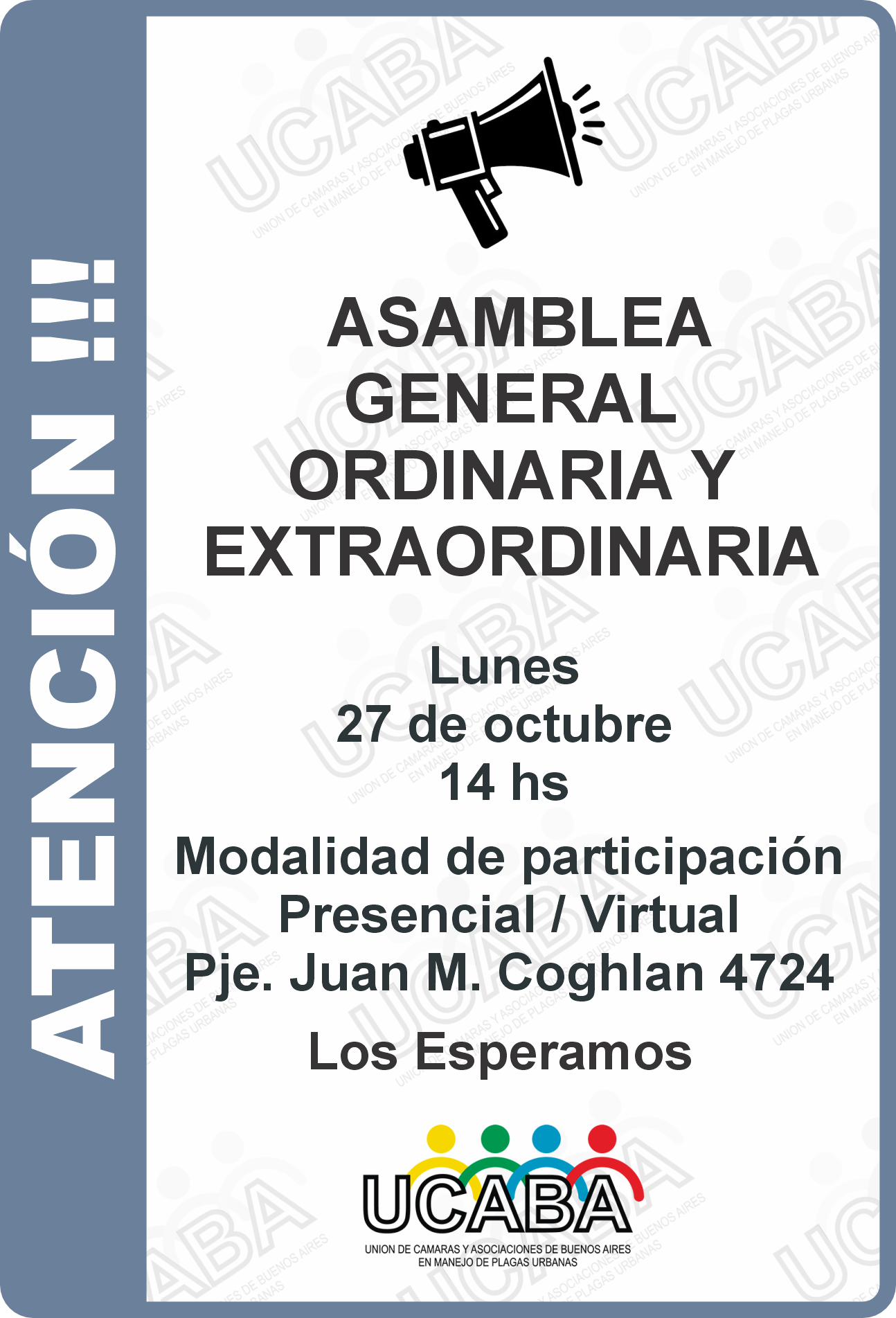 Aviso UCABA